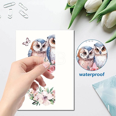 8 Sheets 8 Styles PVC Waterproof Wall Stickers DIY-WH0345-068-1