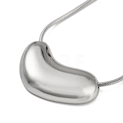 304 Stainless Steel Pendant Necklaces NJEW-G120-03P-1