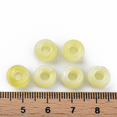 Acrylic European Beads MACR-S375-002B-08-1