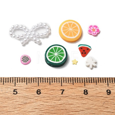 DIY Polymer Clay & Bubble Beads & Acrylic & Glitter Nail Art Decorations DIY-XCP0003-68-1