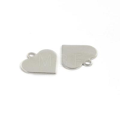 Tarnish Resistant 304 Stainless Steel Charms STAS-D431-27-1