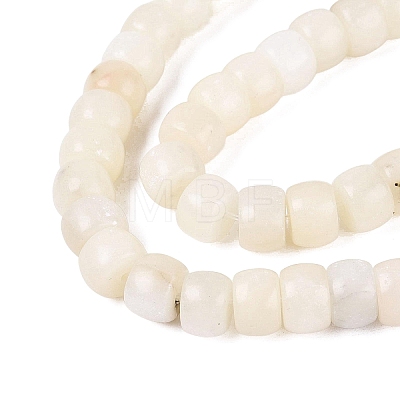 Natural White African Opal Beads Strands G-Q616-02A-01-1