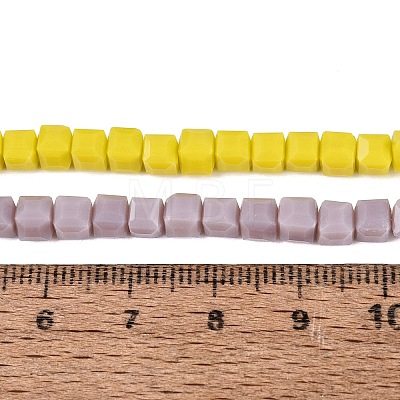 Mixed Styles Glass Beads Strands GLAA-R041-4x4mm-M01-1