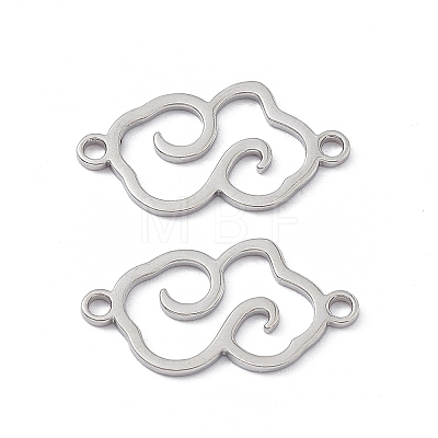 304 Stainless Steel Connector Charms STAS-A071-01P-1