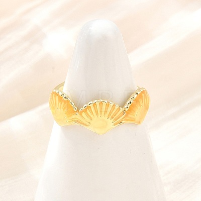 Brass Cuff Open Rings KK-CBA960E-13A-G-1