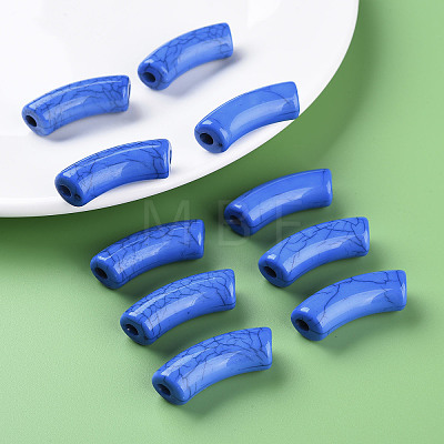 Opaque Crackle Acrylic Beads X1-MACR-S372-001N-013-1
