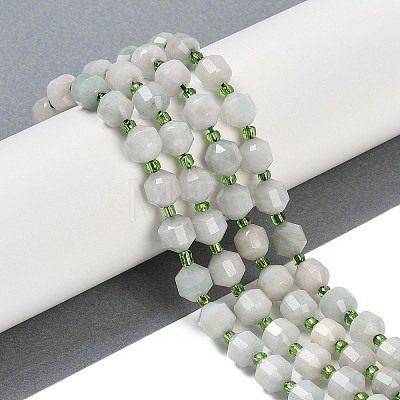 Natural Myanmar Jade Beads Strands G-O201B-120F-1