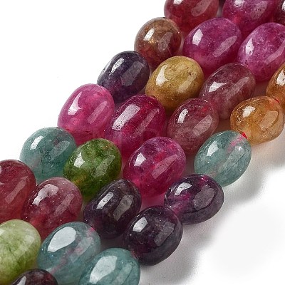 Dyed Natural Malaysia Jade Beads Strands G-P528-I05-01-1