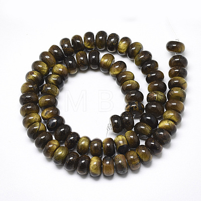 Natural Tiger Eye Beads Strands G-T122-02F-1