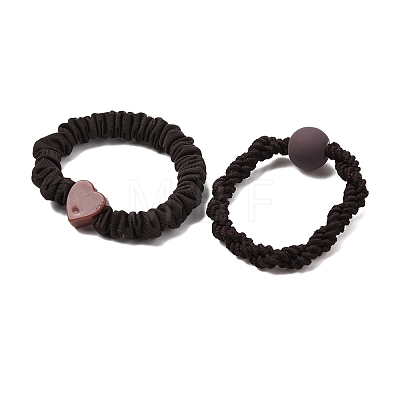Polyester Elastic Hair Accessories AJEW-Z049-02-1