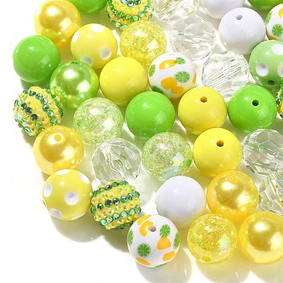 Opaque Acrylic Beads Set MACR-CJC0001-13A-01-1