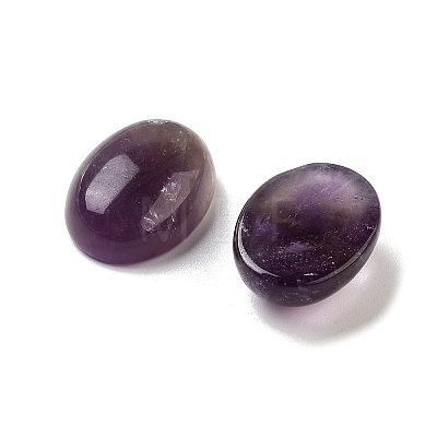 Natural Amethyst Cabochons G-G145-01B-18-1