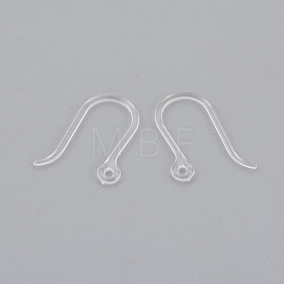 Resin Earring Hooks X-RESI-J021-10B-1