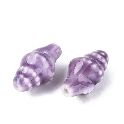Vintage Handmade Porcelain Beads PORC-Q006-08H-1