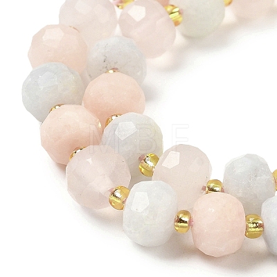 Natural Morganite Beads Strands G-P508-A14-01-1