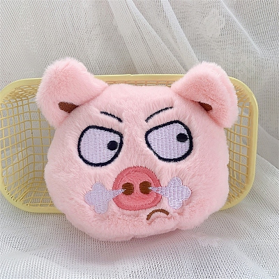 Cute Animal  Plush Pouches PW-WGCA3D6-01-1