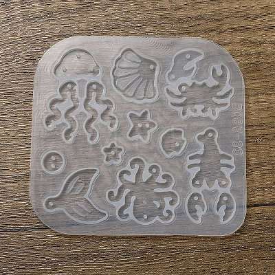 DIY Silicone Sea Animal Theme Pendant Molds SIMO-G011-05A-1