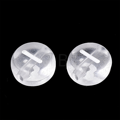Transparent Acrylic Beads X-TACR-N002-04B-1