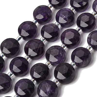 Natural Amethyst Beads Strands G-D105-A02-1