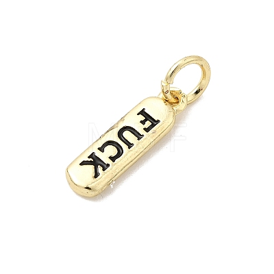 Brass Enamel Charms KK-P338-01G-F01-1