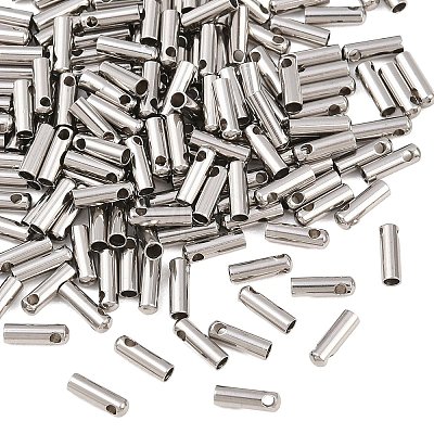Tarnish Resistant 201 Stainless Steel Cord Ends STAS-E088-1.5mm-1