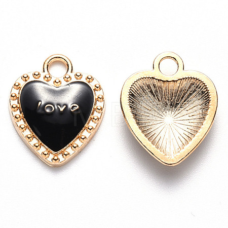 Alloy Enamel Pendants ENAM-S121-038B-1