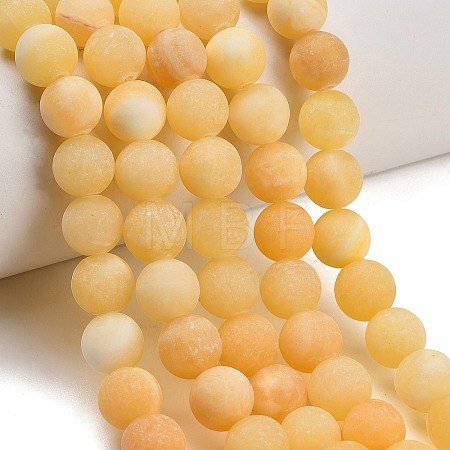 Natural Yellow Calcite Beads Strands GG-CBAA3AB-03-10mm-1
