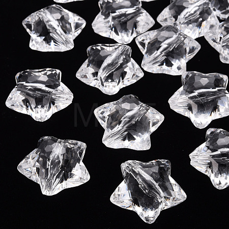 Transparent Acrylic Beads TACR-ZX018-02-1