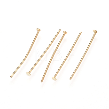 304 Stainless Steel Flat Head Pins X-STAS-L238-006F-G-1