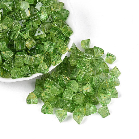 Picasso Transparent Glass Beads SEED-Q039-02P-1