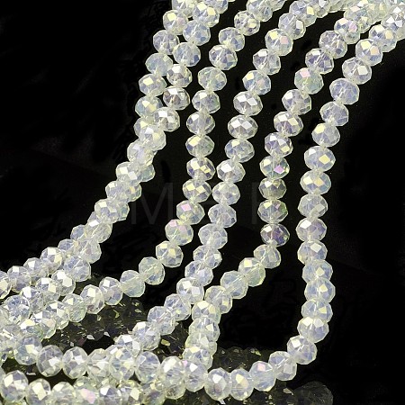 Electroplate Glass Beads Strands EGLA-A034-J4mm-T05-1
