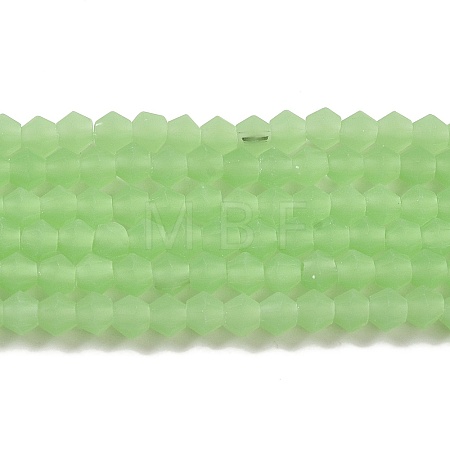 Imitation Jade Frosted Glass Bead Strands X1-GLAA-F029-JM4mm-B01-1