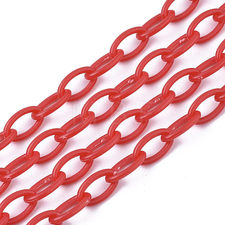 Opaque Acrylic Cable Chains X-SACR-N010-001E-1