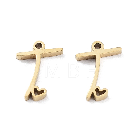 304 Stainless Steel Charms X-STAS-M327-02G-T-1