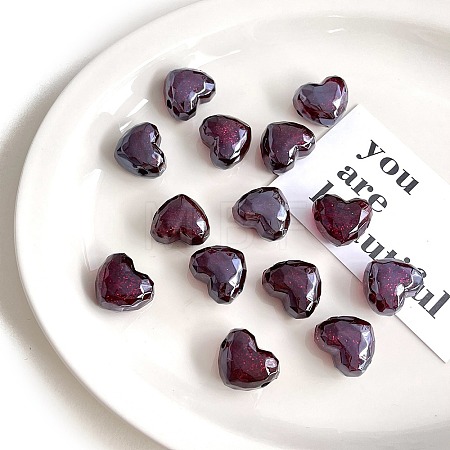 Transparent Acrylic Beads OACR-F011-22D-1
