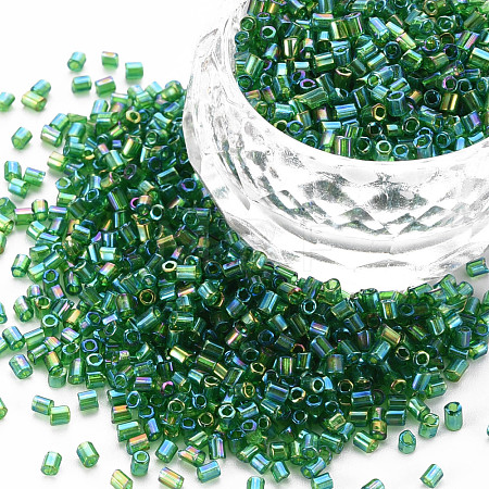 Glass Bugle Beads SEED-S032-10A-167-1