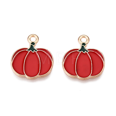 Thanksgiving Day Theme Alloy Enamel Pendants ENAM-T020-35M-1