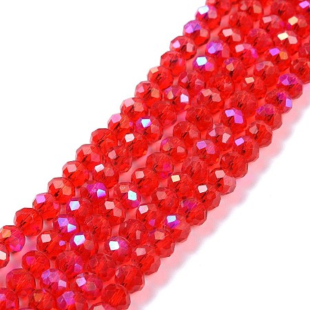 Electroplate Glass Beads Strands EGLA-A034-T8mm-L09-1