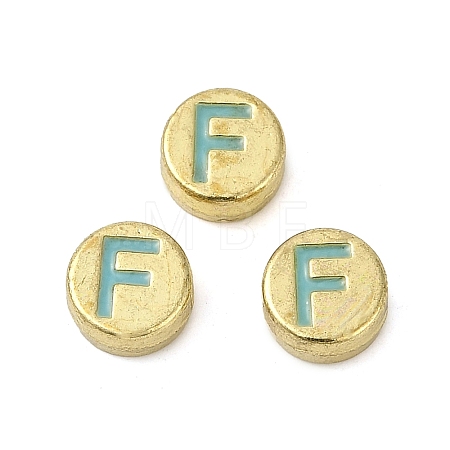 Alloy Enamel Beads ENAM-S122-029F-A-RS-1