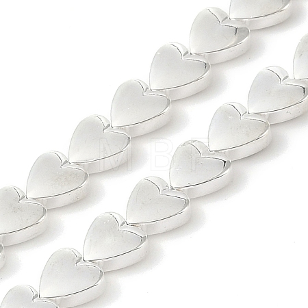 Electroplated Synthetic Non-Magnetic Hematite Beads Strands G-U003-19B-02-1