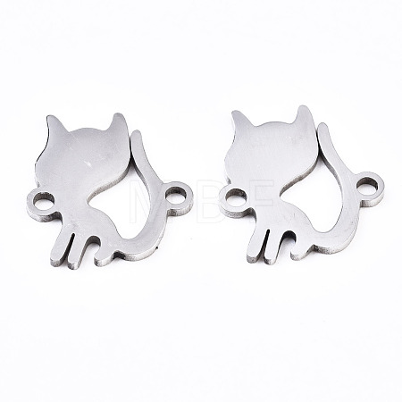 Non-Tarnish 201 Stainless Steel Link Connectors STAS-S110-105P-1