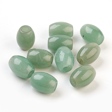 Natural Green Aventurine European Beads X-G-F580-A05-1