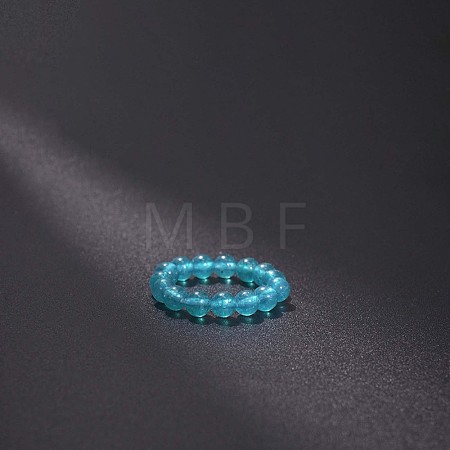 Natural Jade Stretchy Finger Rings FS-WG01730-28-1