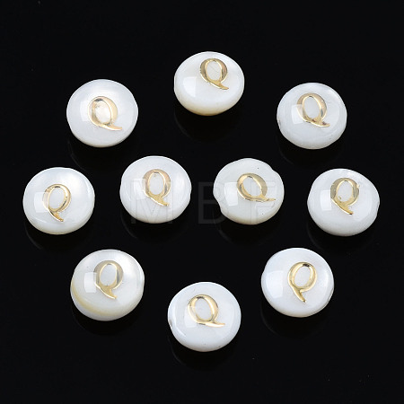 Natural Freshwater Shell Beads SHEL-S278-036Q-1