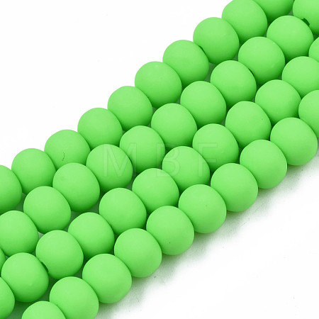 Handmade Polymer Clay Beads Strands CLAY-N008-053-07-1