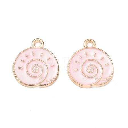 Alloy Enamel Pendants AL-CBAE435-12G-05-1