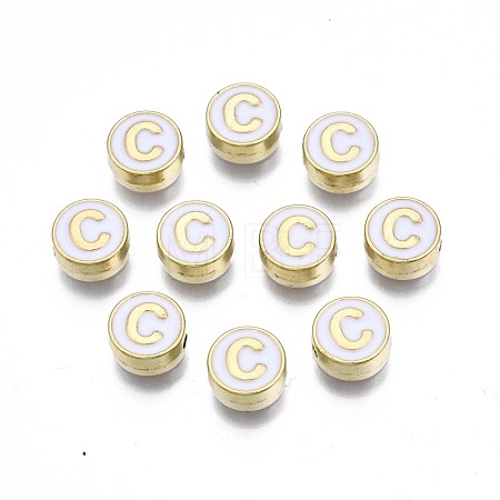 Alloy Enamel Beads ENAM-N052-006-01C-RS-1