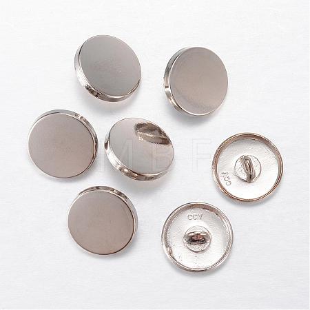 Alloy Shank Buttons BUTT-D054-11.5mm-05P-1