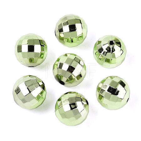 Plating Acrylic Beads PACR-TAC0005-04E-1