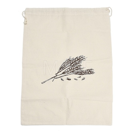 Cotton Cloth Wheat Print Pouches ABAG-A012-01C-1